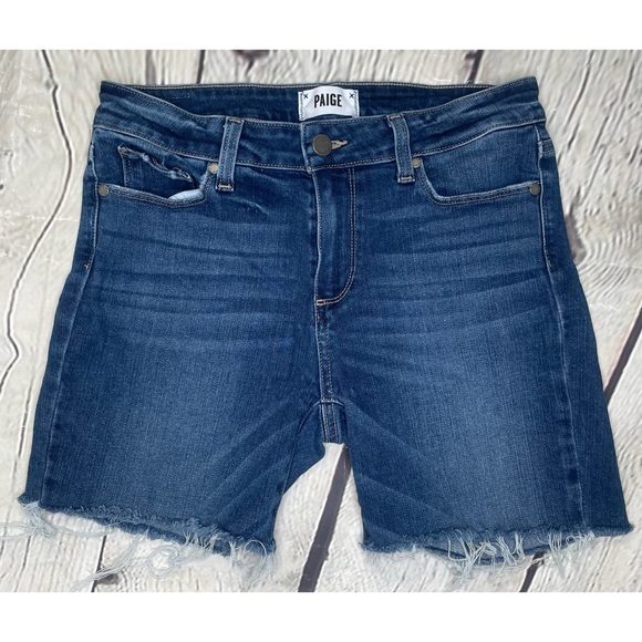 Paige Verdugo Crop Cut Off Shorts - Picture 1 of 13